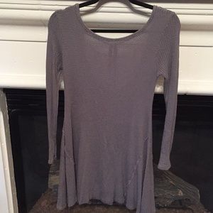Grey thin thermal dress